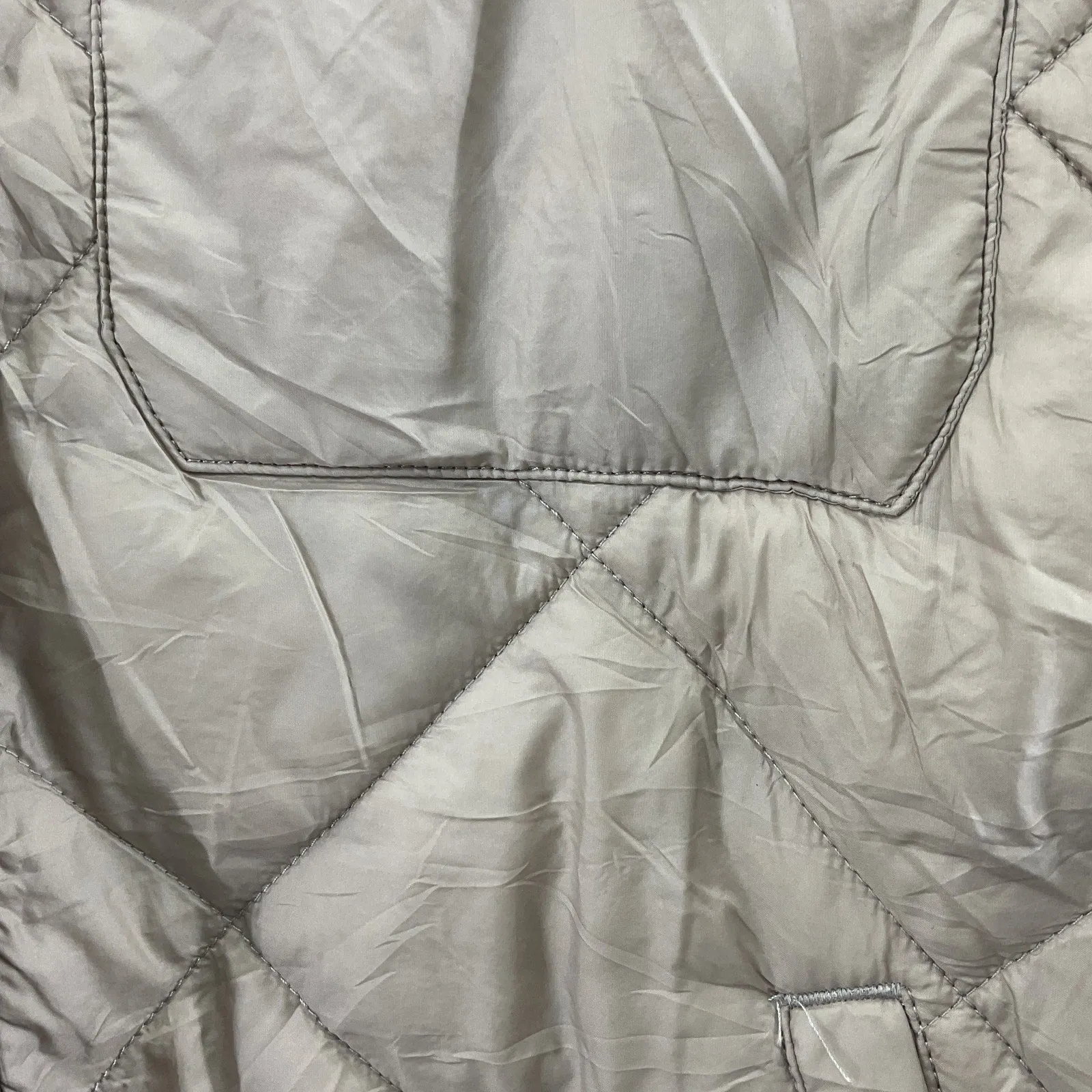 32 Degrees Women's Quilted Front Pockets Winter Jacket Beige Women's L Preowned