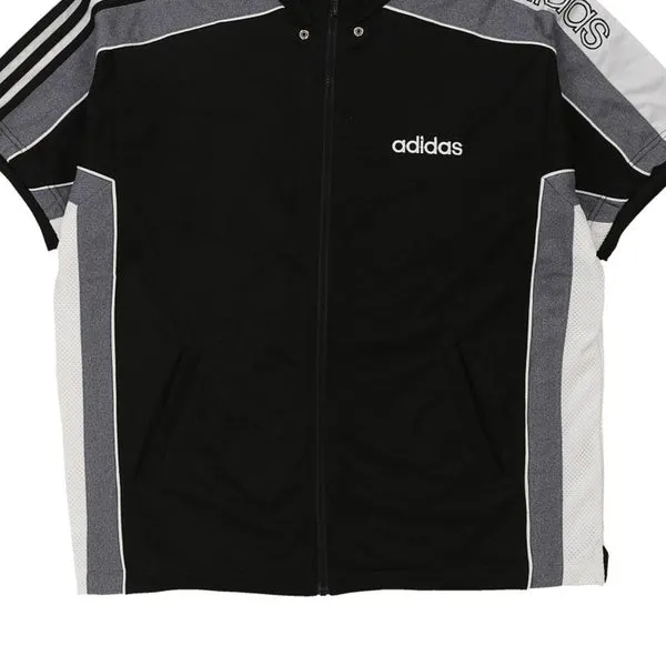 Adidas Spellout Track Jacket - XL Black Polyester