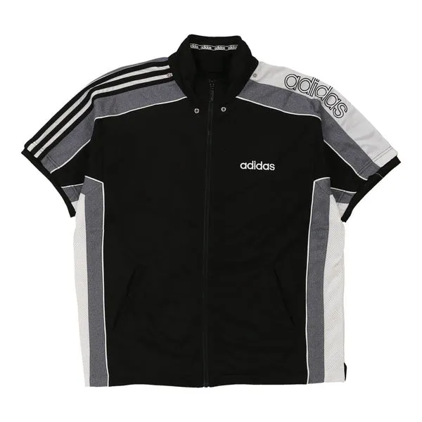 Adidas Spellout Track Jacket - XL Black Polyester