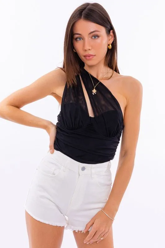 Asymmetrical Bodysuit