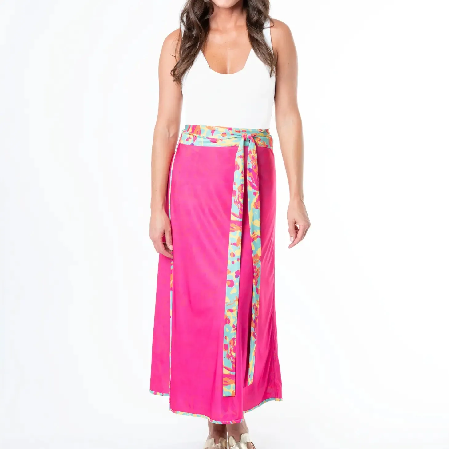 Bella Pink 4-In-1 Reversible Wrap Dress