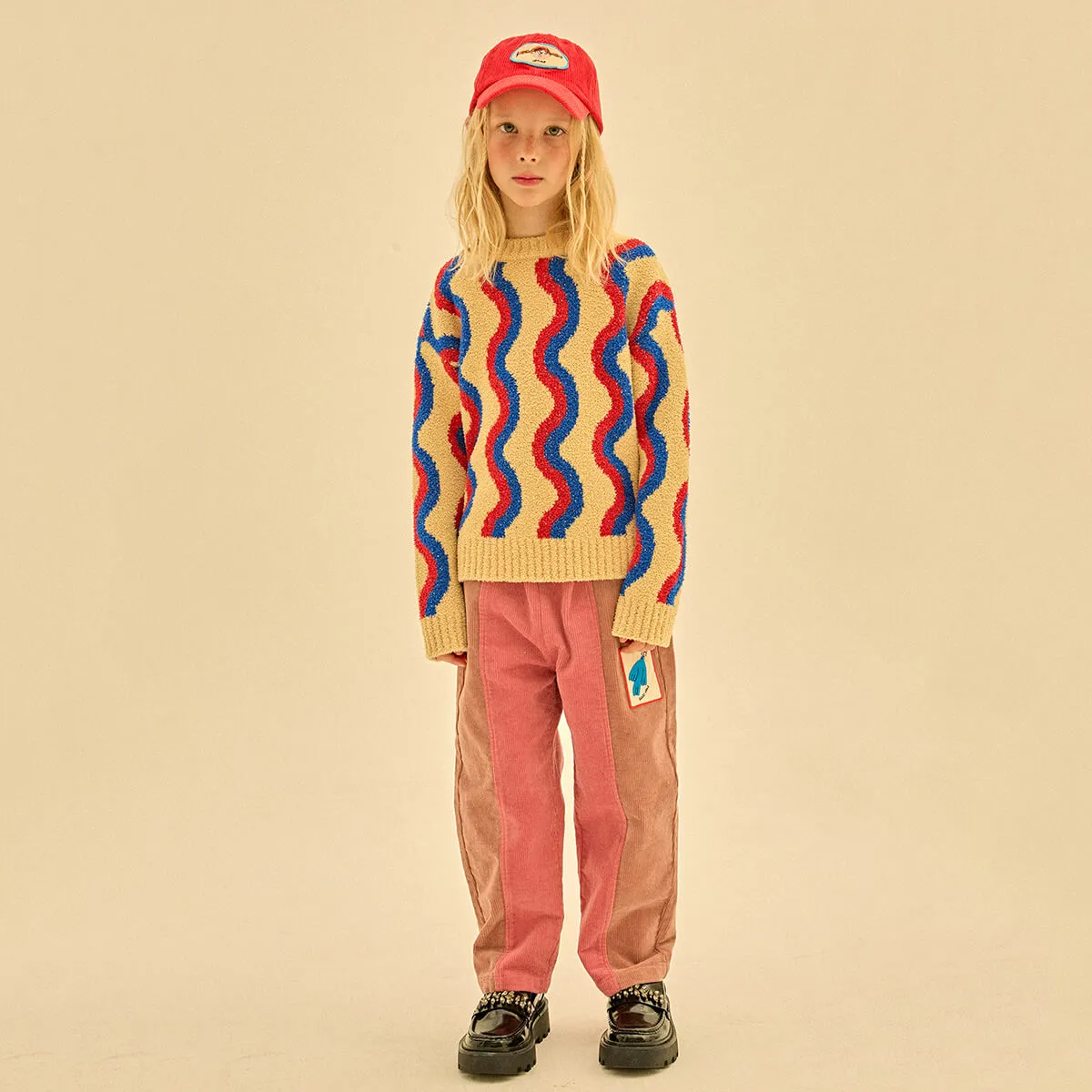 Bird Corduroy Pants in Pink by Jelly Mallow - Last One In Stock - 6-7 Years