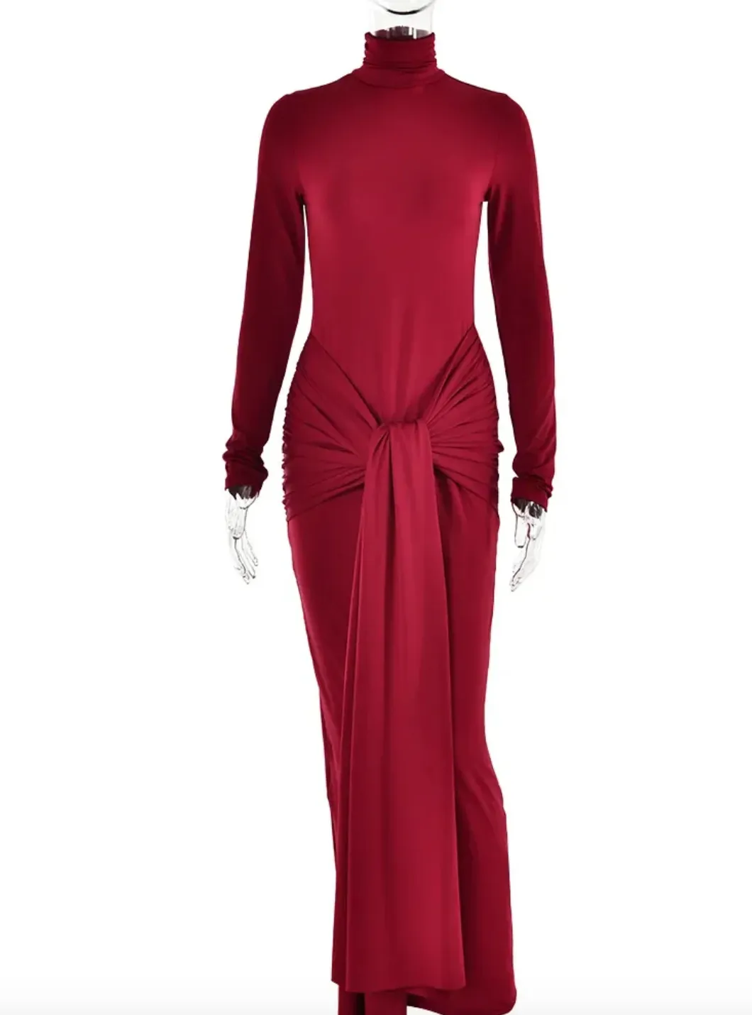 Bodycon Maxi Dress Long Sleeves Elegant Dress Party Dress Cocktail Dress FRYA