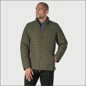 Brook Taverner Orlando Olive Quilted Puffer Jacket Casual==