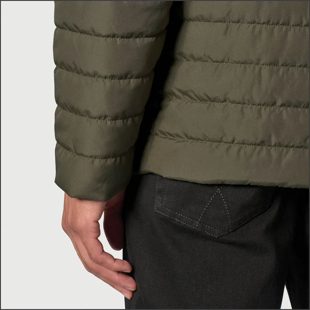 Brook Taverner Orlando Olive Quilted Puffer Jacket Casual==