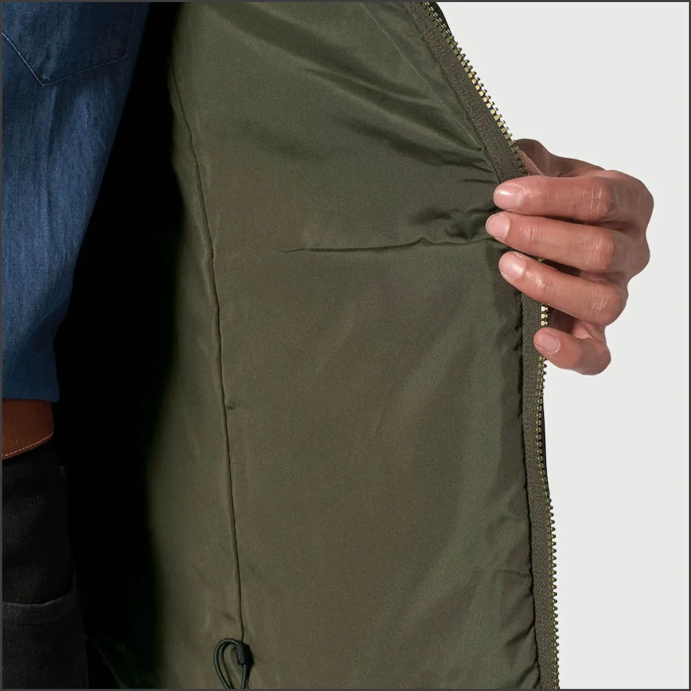 Brook Taverner Orlando Olive Quilted Puffer Jacket Casual==