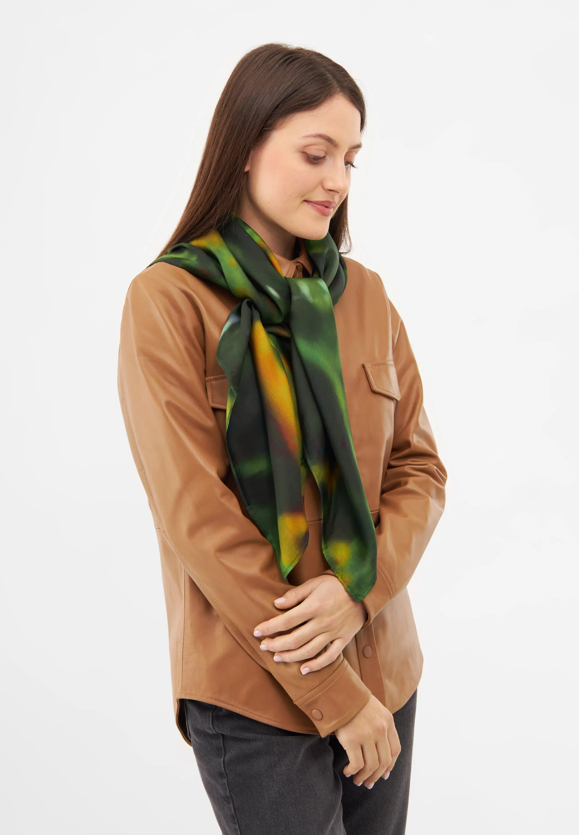 Butterfly Silk Printed Scarf