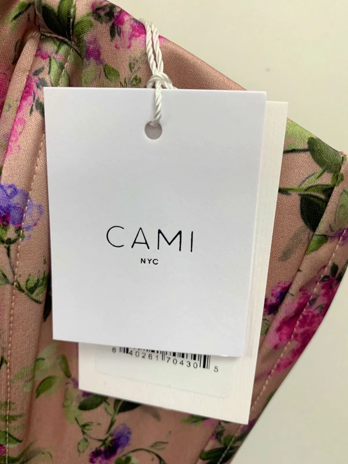 Cami NYC Spring Geranium Tamara Bodysuit Size UK 4