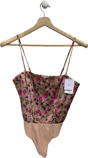 Cami NYC Spring Geranium Tamara Bodysuit Size UK 4