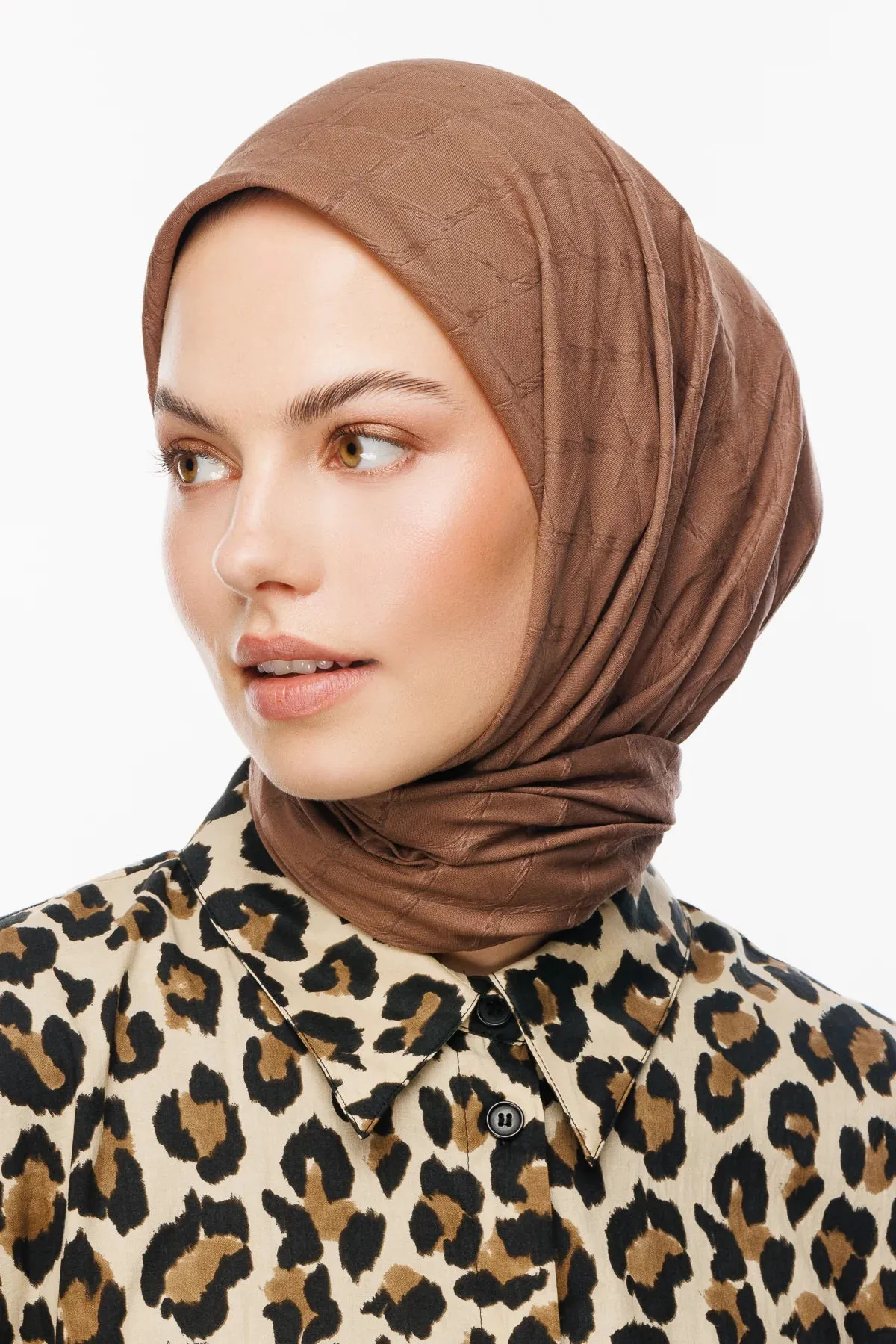 Canyon Bamboo Jacquard Square Scarf
