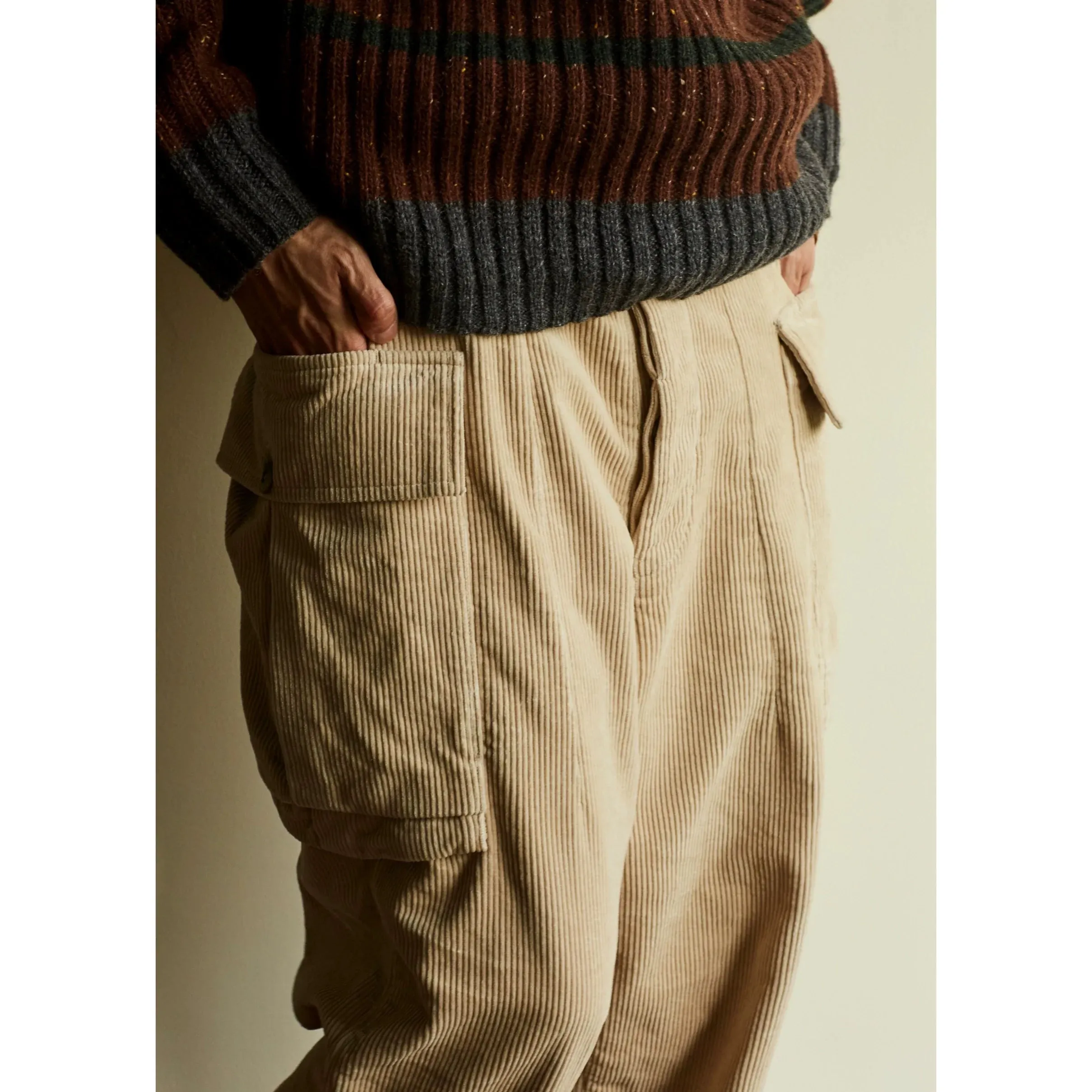 Corduroy Cargo Trousers