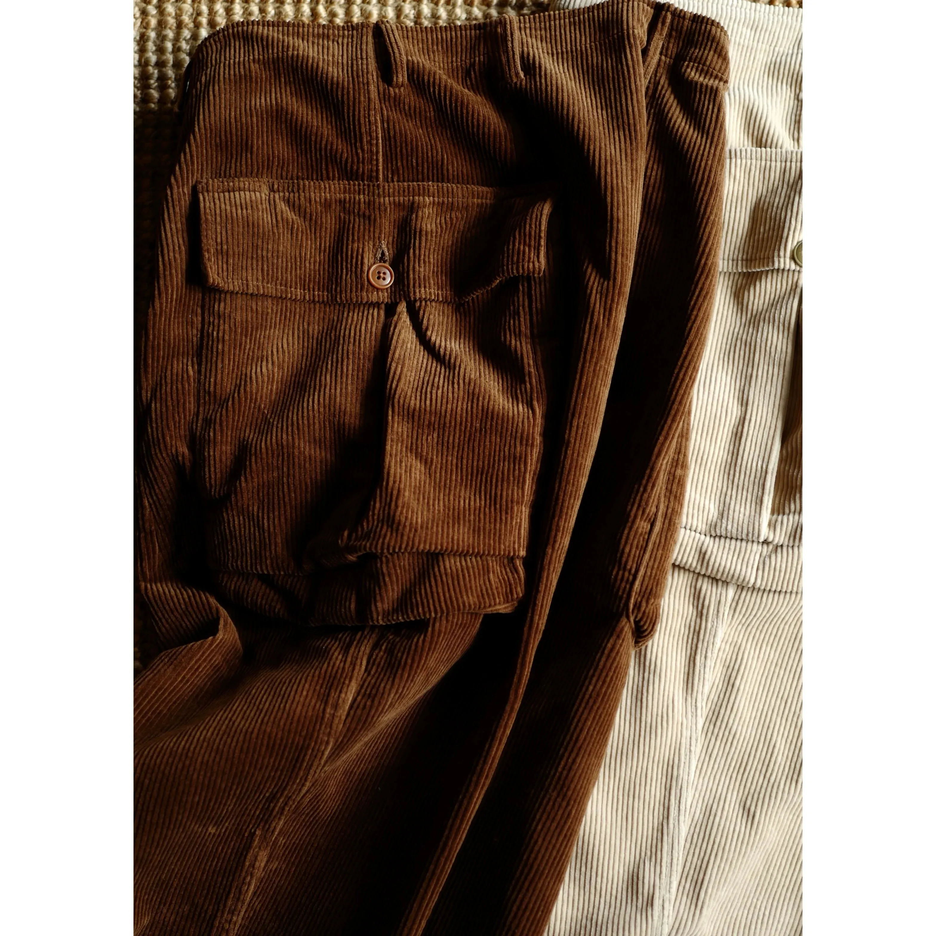 Corduroy Cargo Trousers