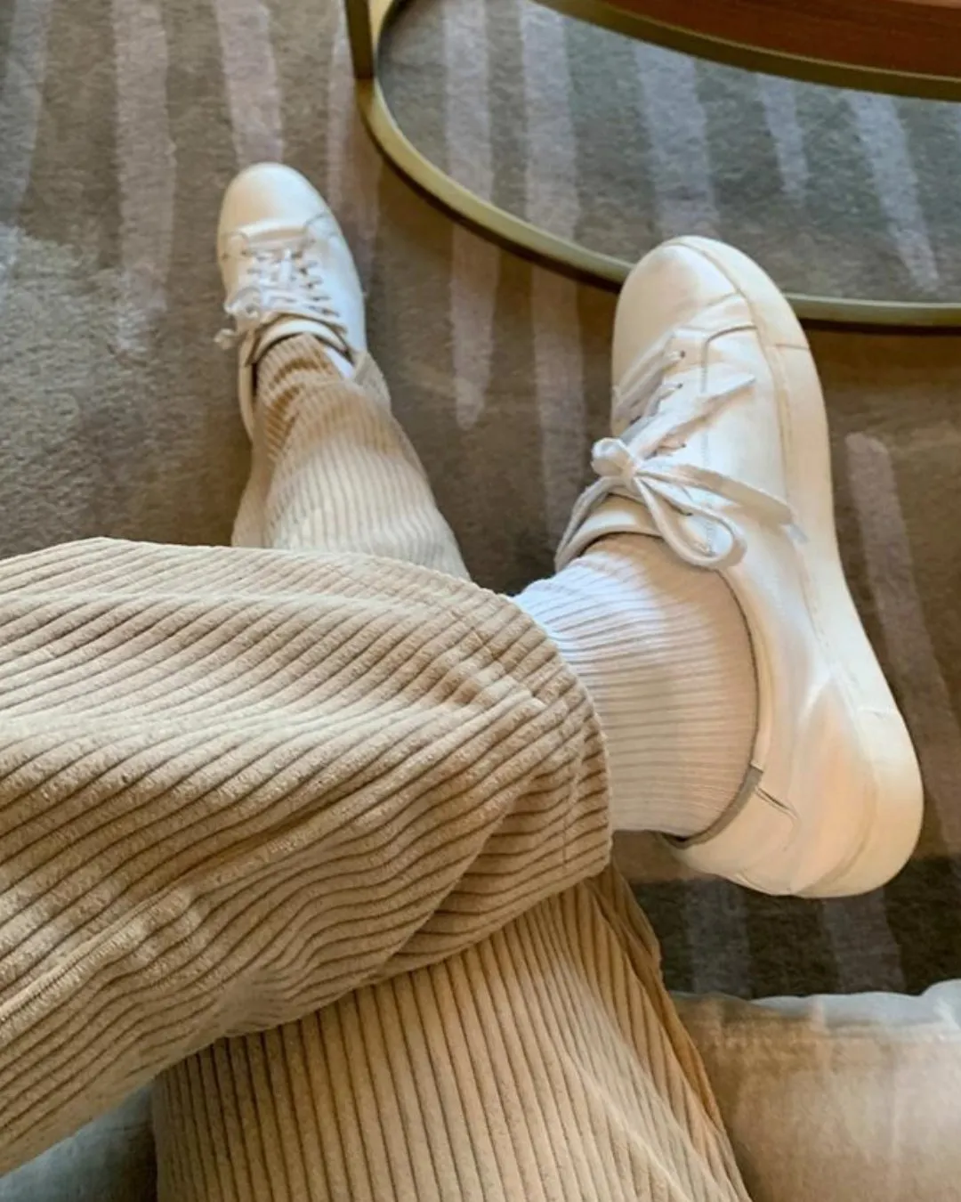 Corduroy Straight Pants VCH0206