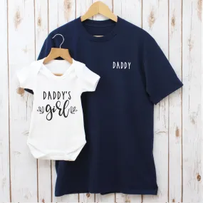 Daddy's Girl and Daddy T Shirt Set