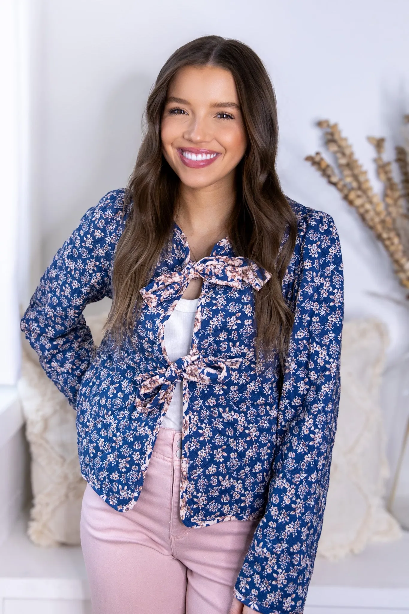 Ditzy Floral Quilt Jacket