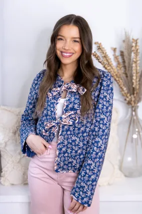 Ditzy Floral Quilt Jacket