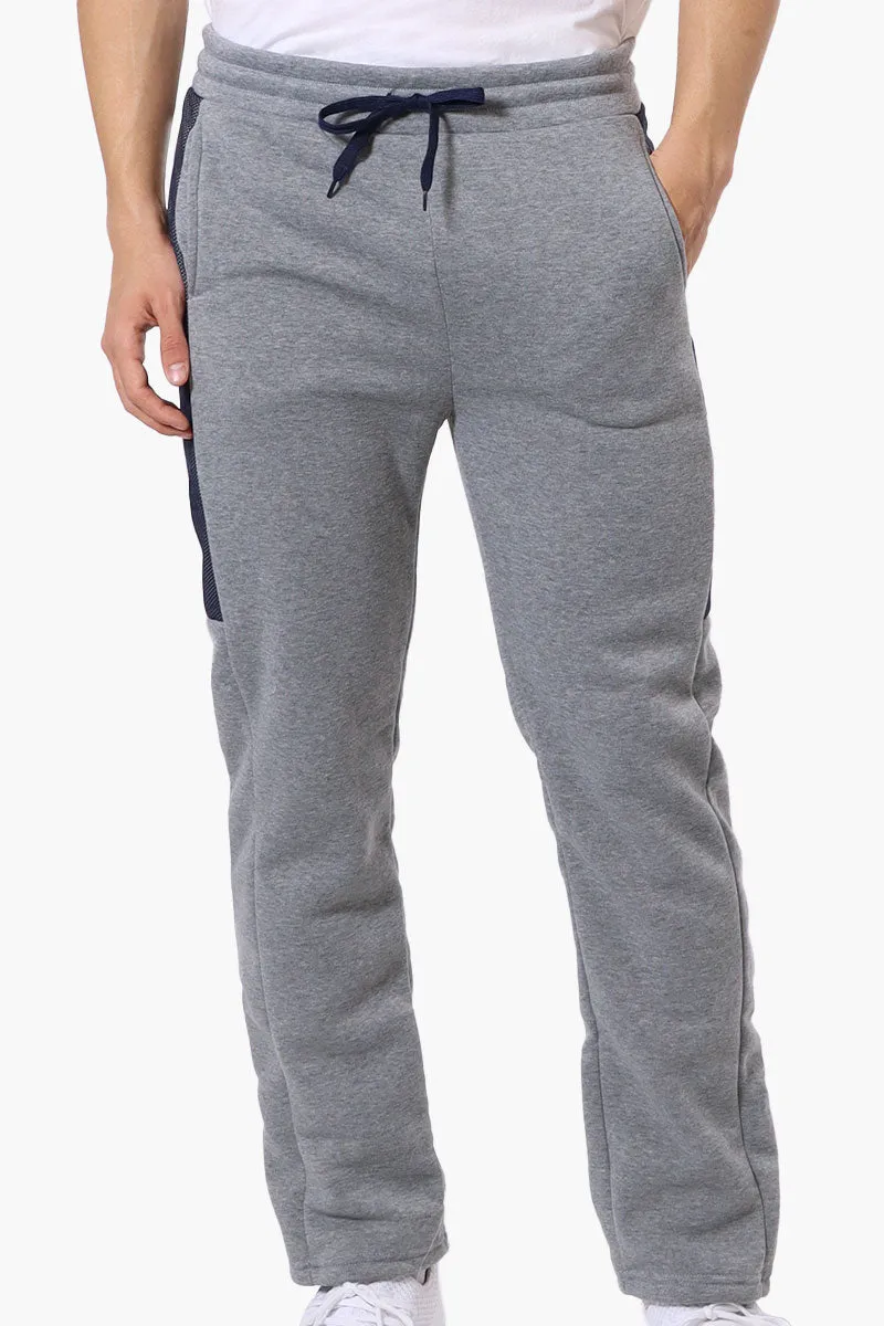 Essentials Super Triple Goose Side Mesh Insert Sweatpants - Grey