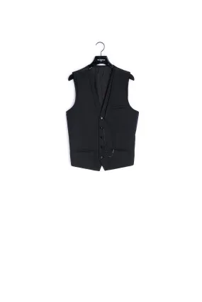 Gilet de costume Noir