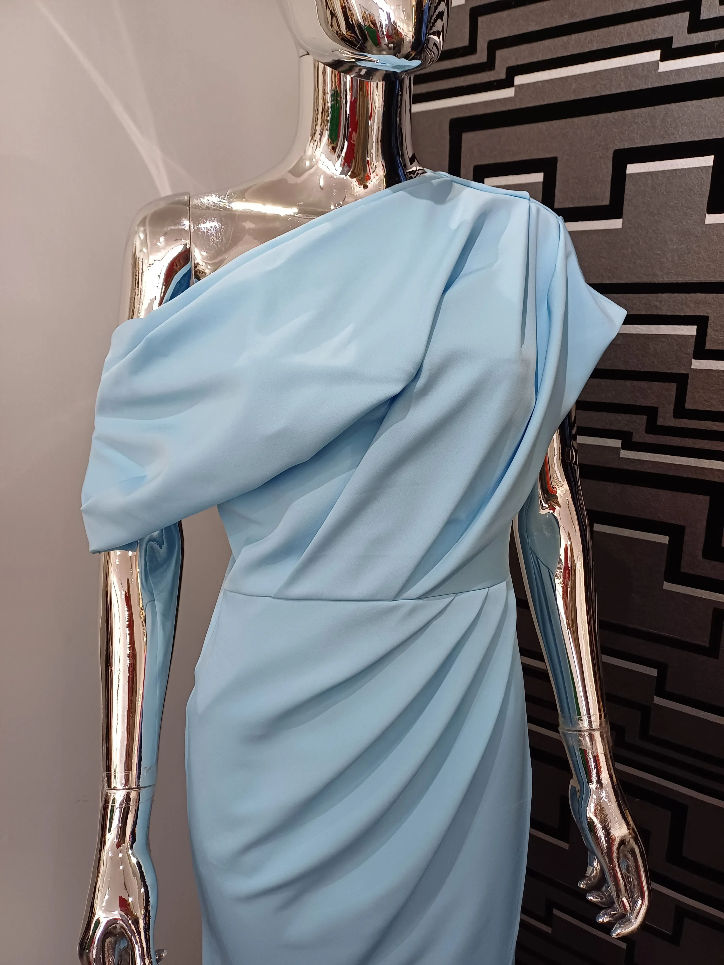 Gomaye Powder Blue Dress