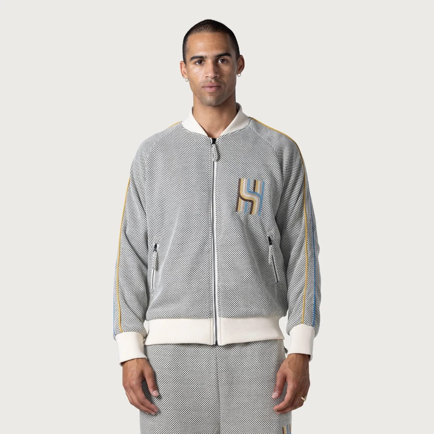 HONOR THE GIFT C-fall Novelty Knit Track Jkt Mens Apparel