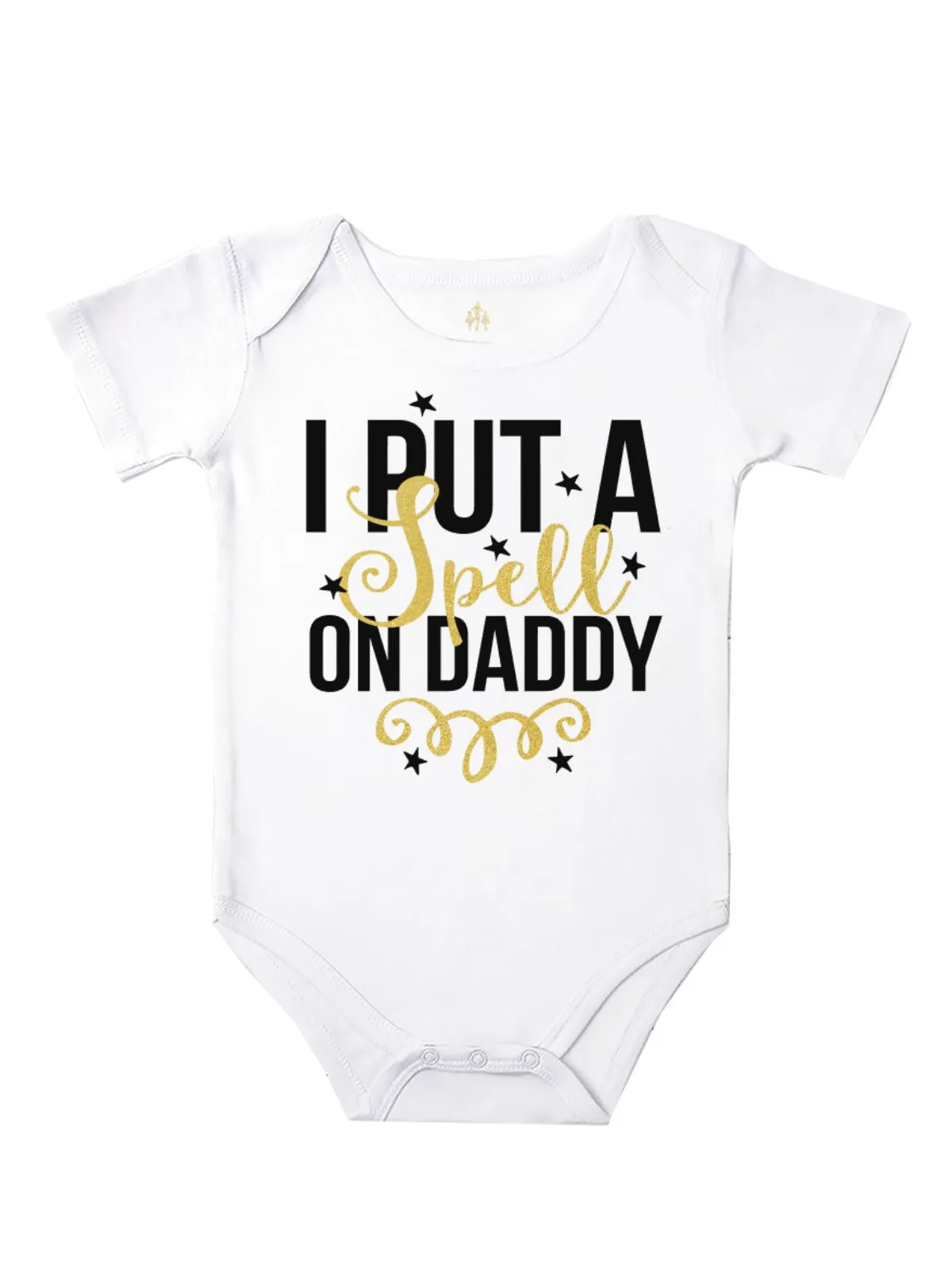 I Put A Spell On Daddy Baby Bodysuit
