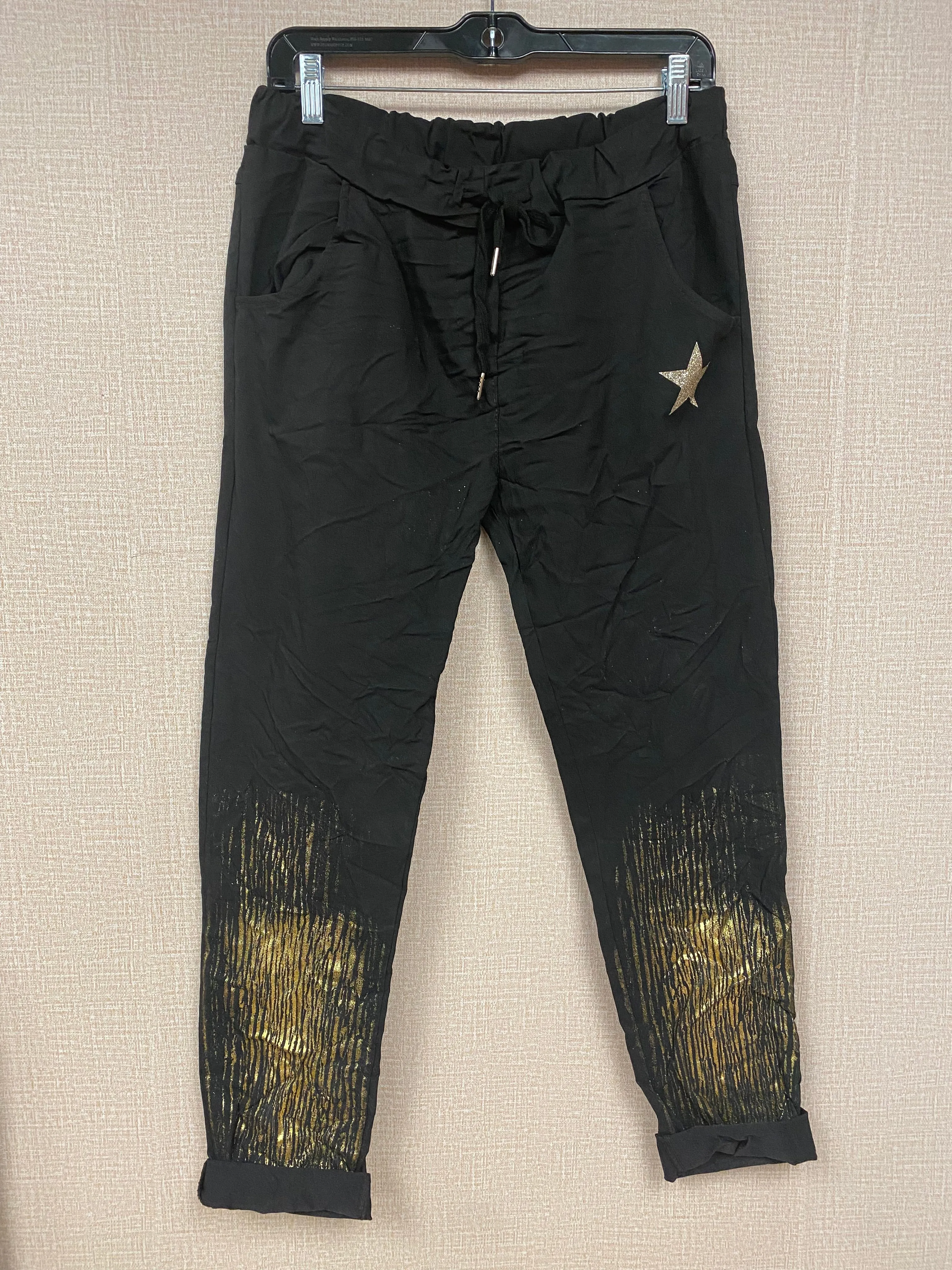 Italian women printed joggers