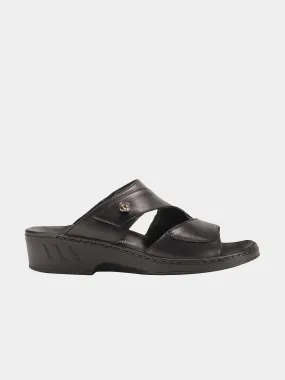 Josef Seibel Women's Double Strap Slider Leather Sandals