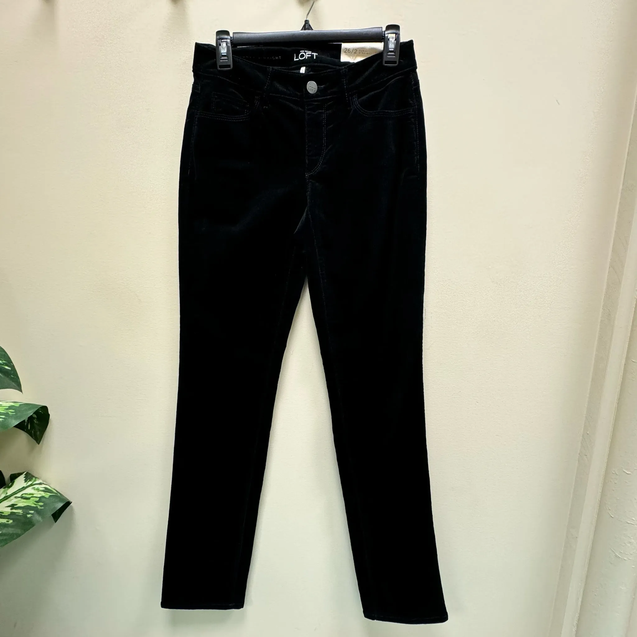 Loft Curvy Straight Corduroy Pants - Size 2 Tall