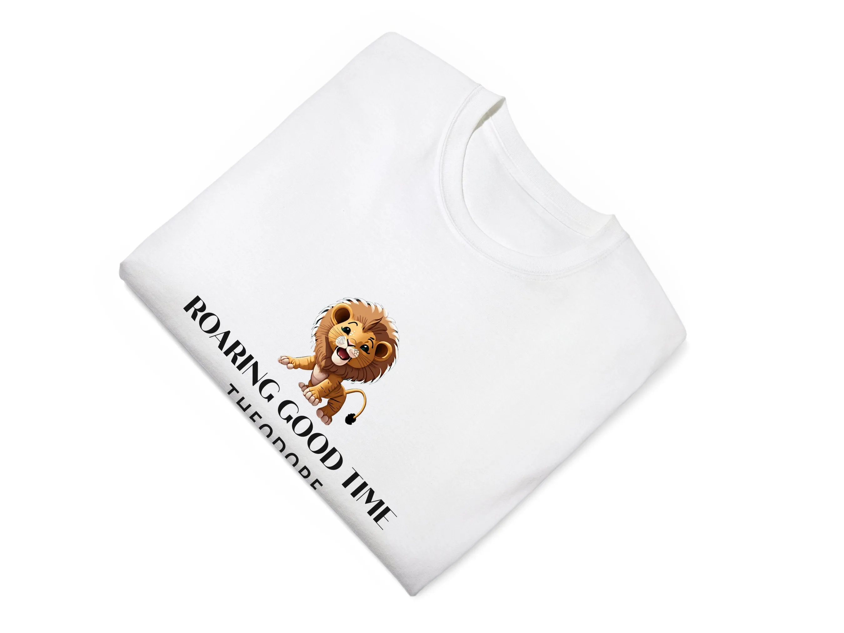 Long Sleeve Custom Name Baby Boy Baby Bodysuit, Roaring Good Time Bodysuit