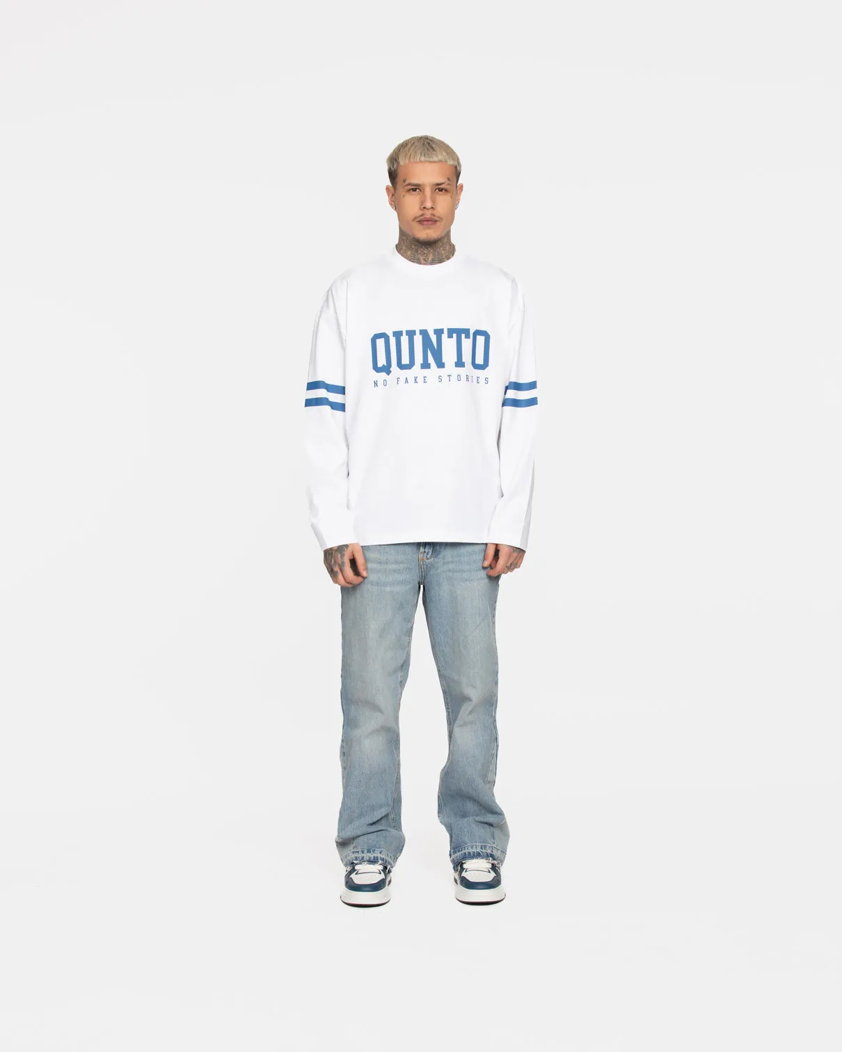 Long Sleeve Stripes Cream