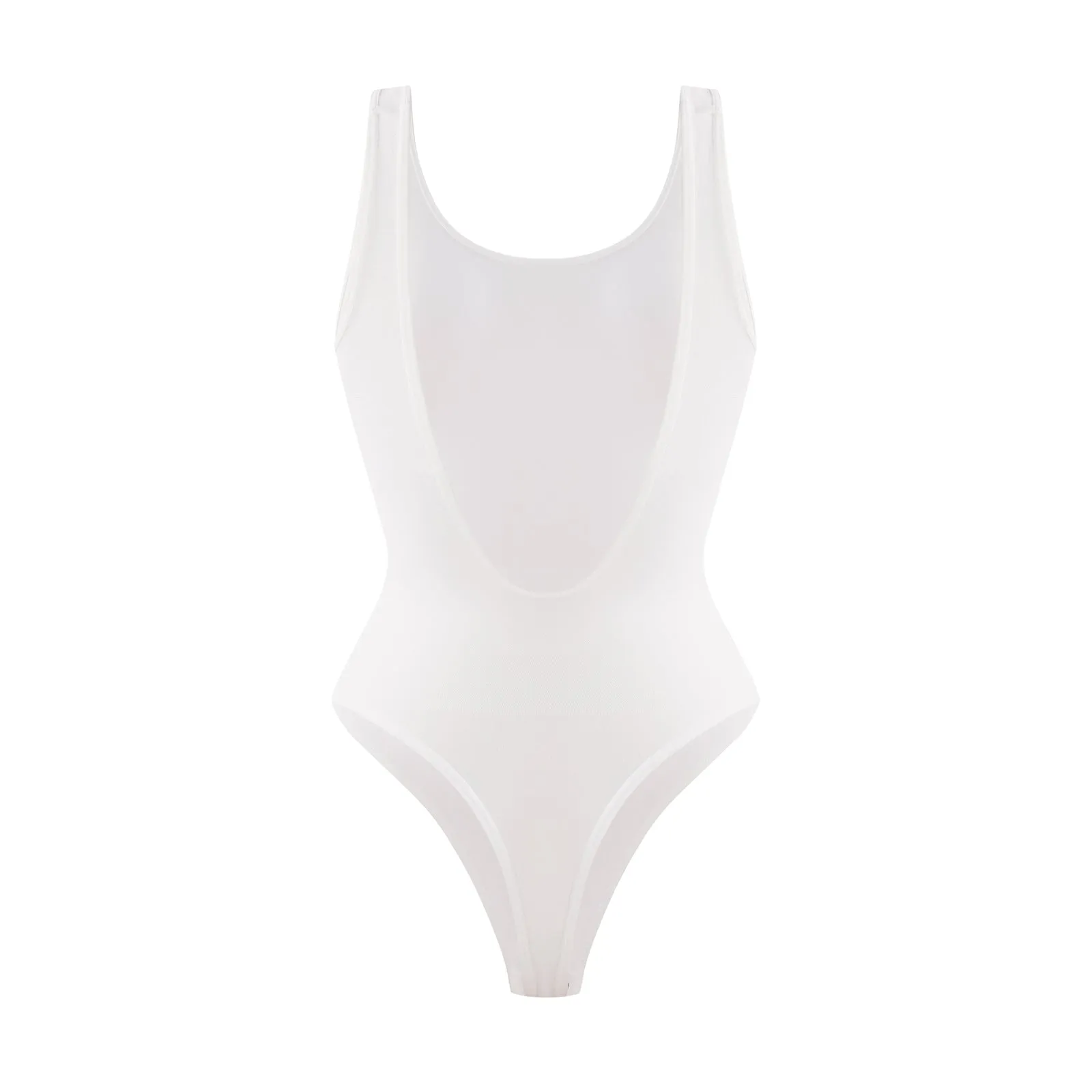 Loverbeauty Tummy Control Backless Sleeveless Tank Tops Faja Thongs Bodysuit
