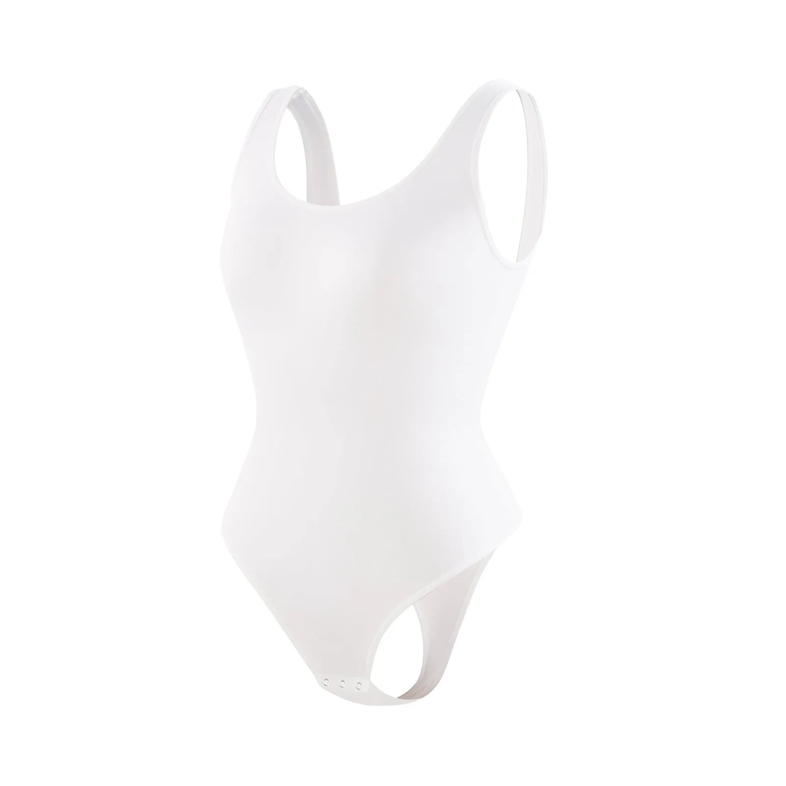 Loverbeauty Tummy Control Backless Sleeveless Tank Tops Faja Thongs Bodysuit