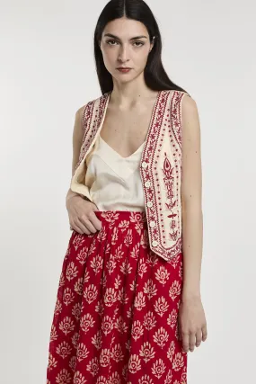 Maison Hotel Gilet Ricamato 5742