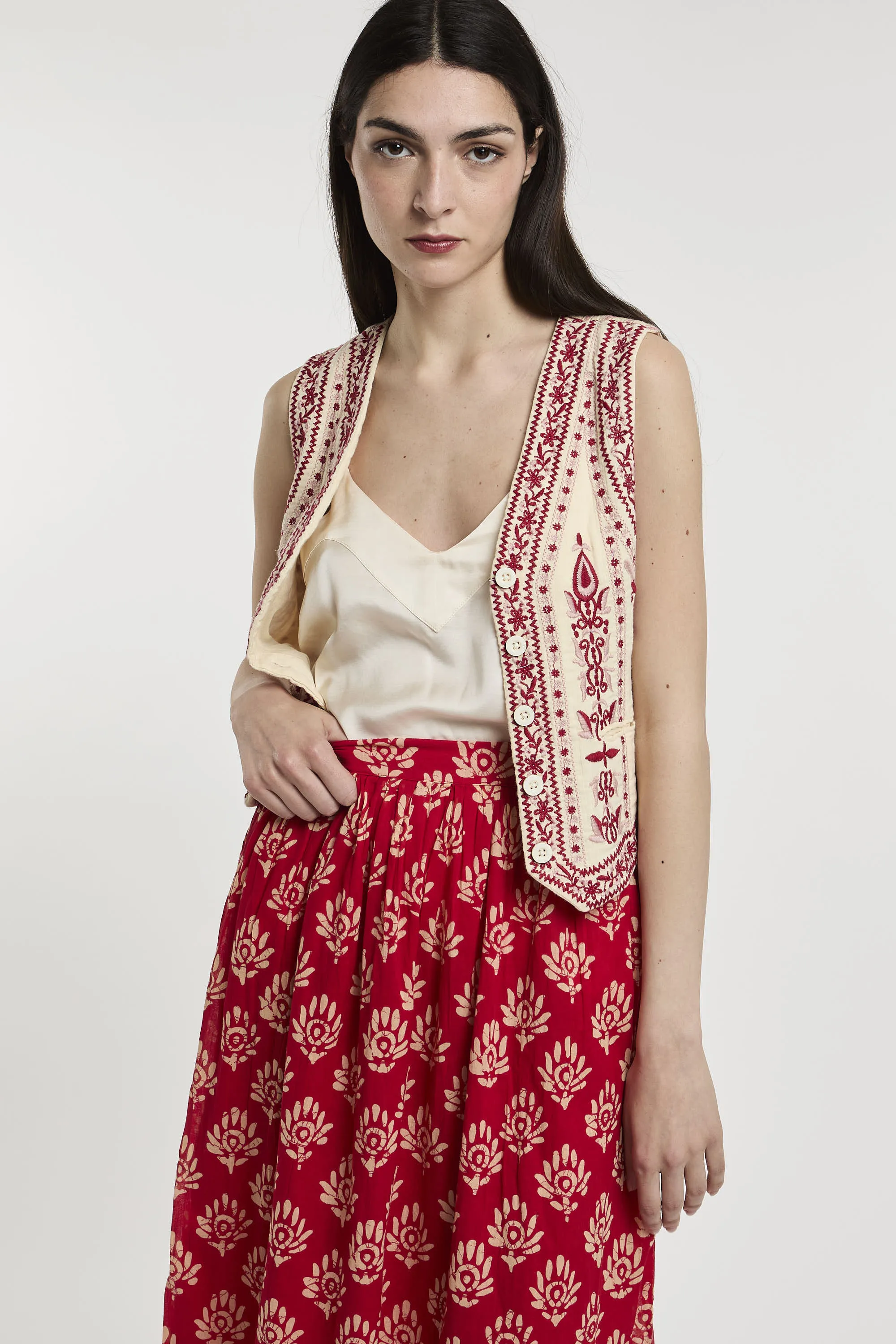 Maison Hotel Gilet Ricamato 5742