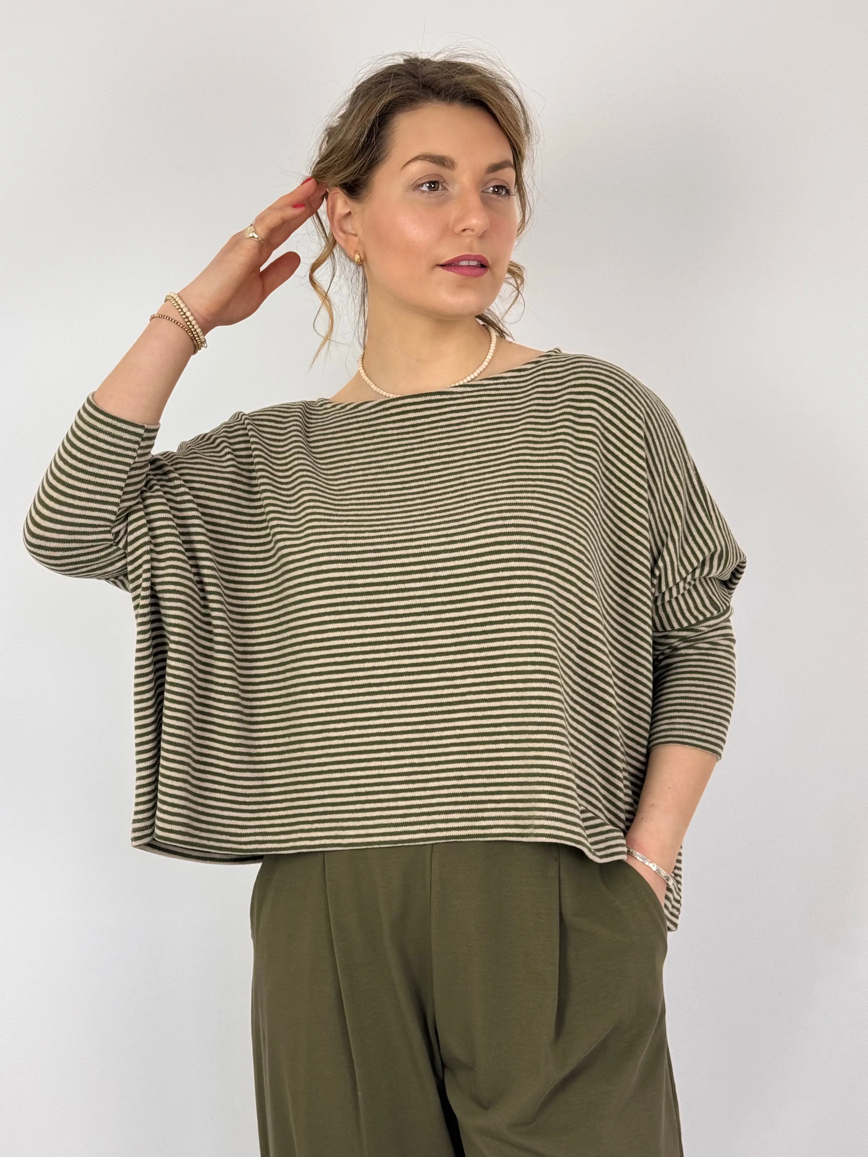 Mama b Kira Jumper Alga Stripe