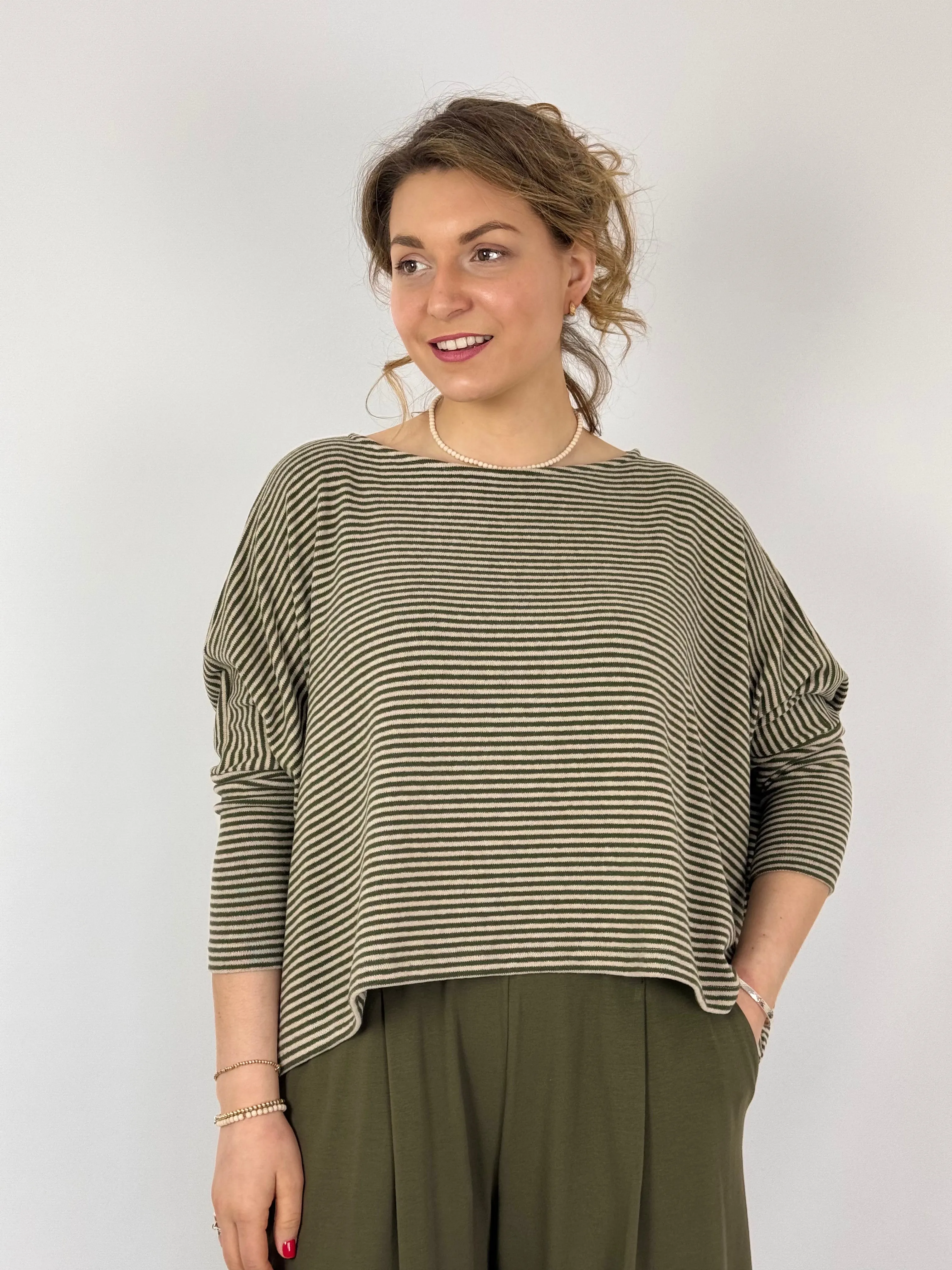 Mama b Kira Jumper Alga Stripe