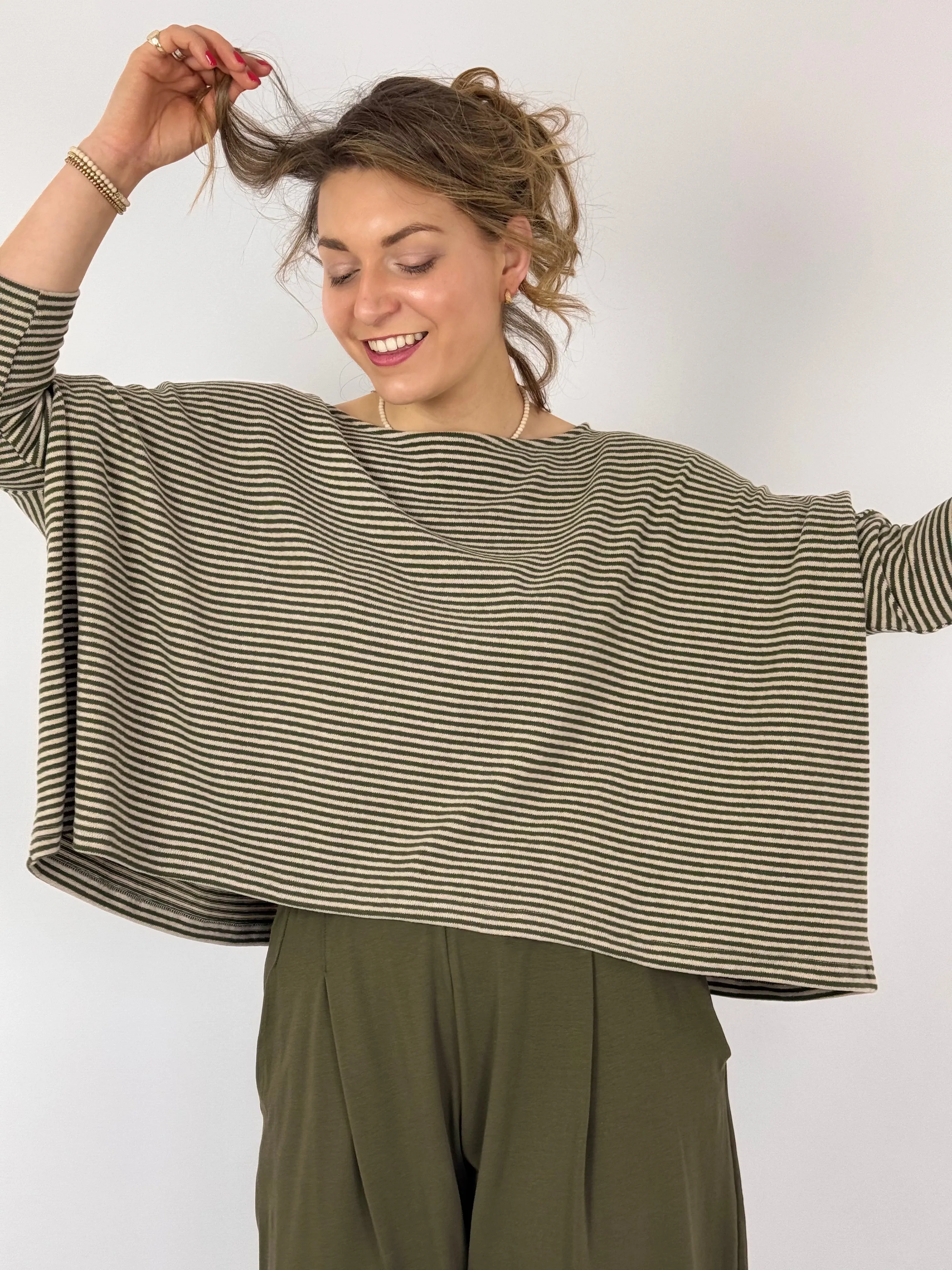 Mama b Kira Jumper Alga Stripe