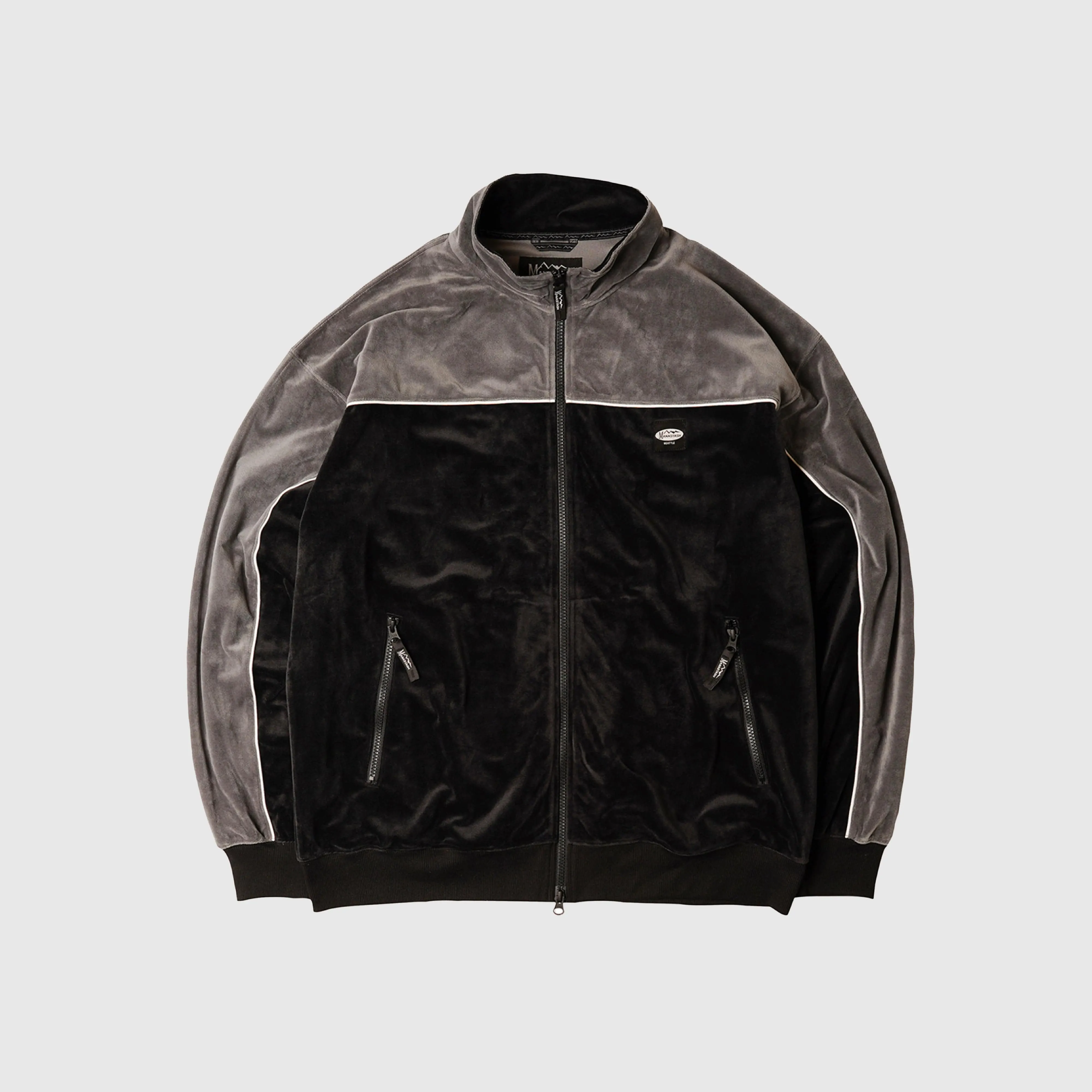 Manastash Velvet Track Jacket - Black