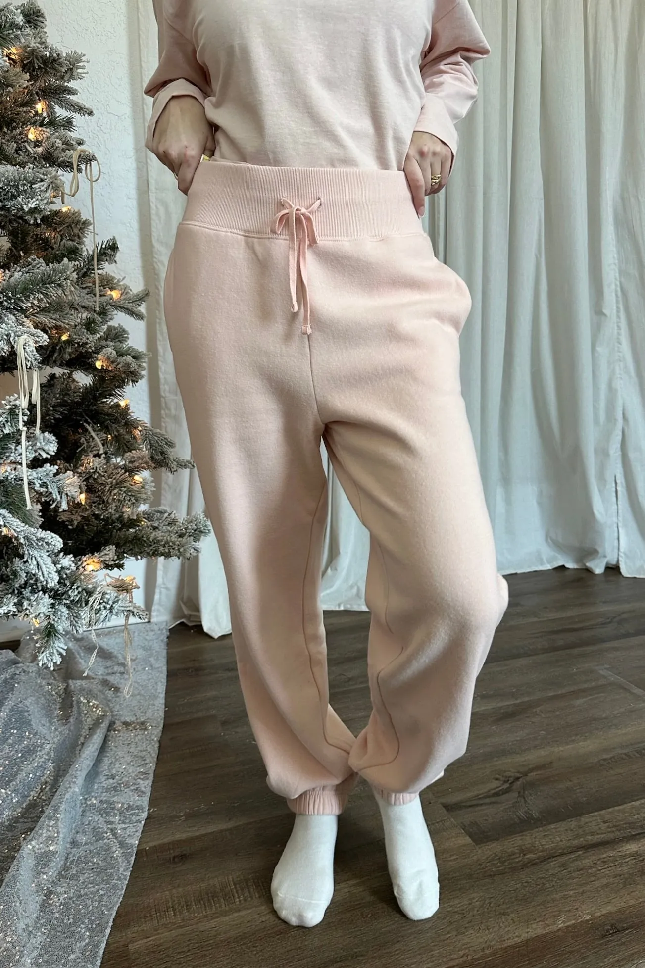 Mason High Waist Joggers Pink