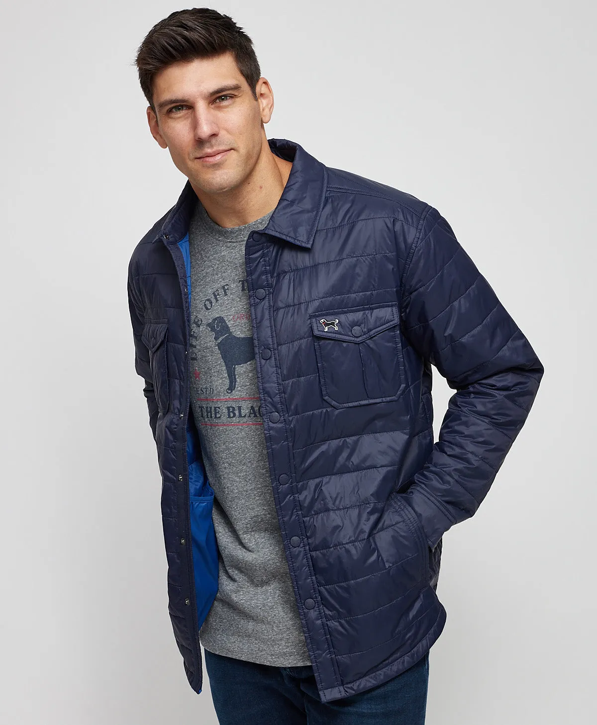 Mens Chatham Quilt Shirt Jacket