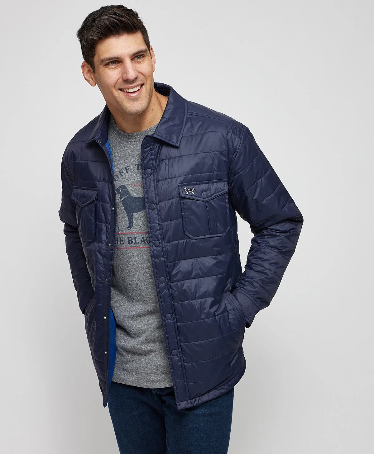 Mens Chatham Quilt Shirt Jacket