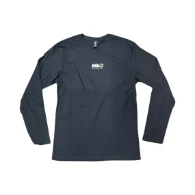 Milosport Small Club Logo Long Sleeve T Shirt in Black and Grey