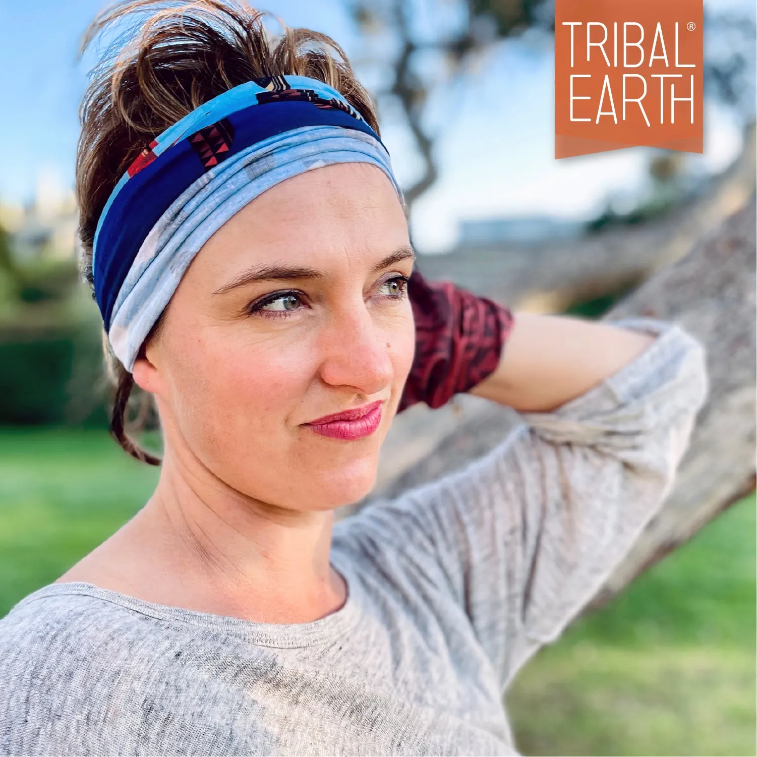 Multi Scarf | Face Mask | Bandana | Headband - Aztec