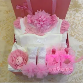 New Born Ruffles Gift Box 6 pcs Set