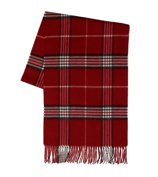 Plaid Oversized Scarf - Cashmink