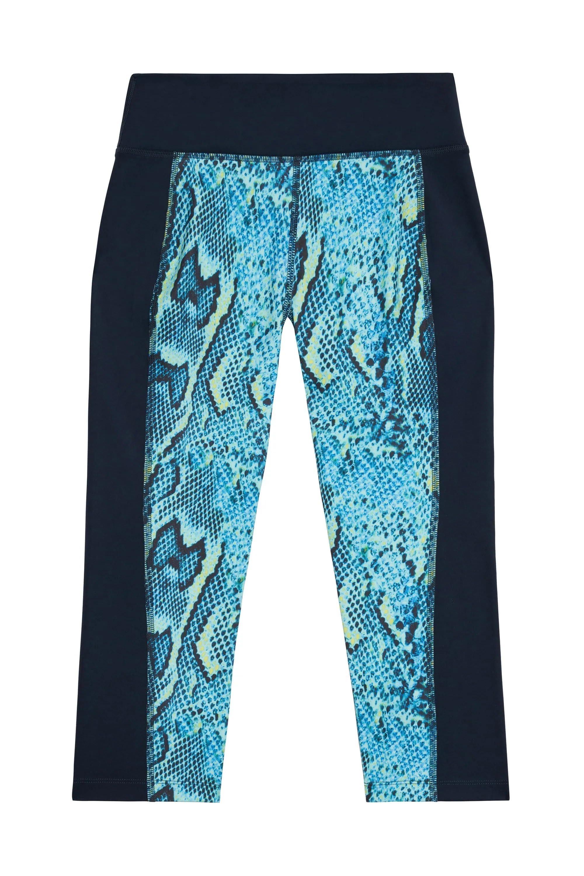 Printed Crop Leggings Snake