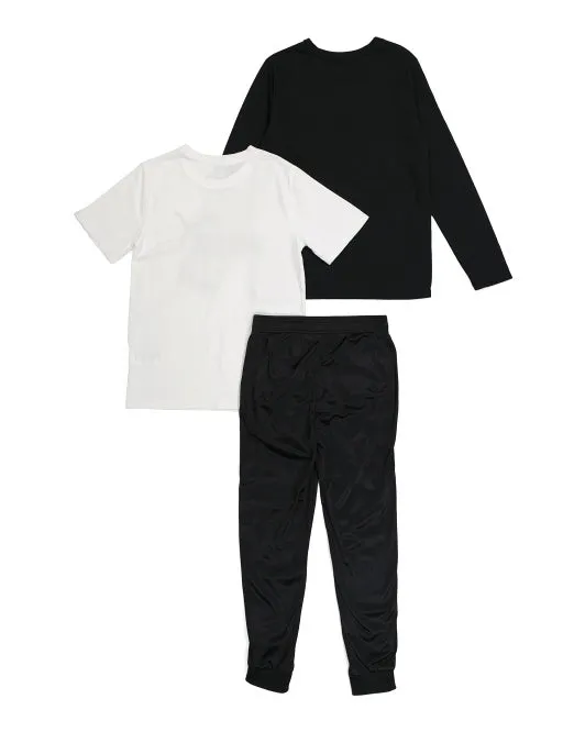 Puma Big Boy 3pc Brand Logo Joggers Set