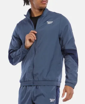 Reebok Mens Regular fit Track Jacket Coat Large Blue