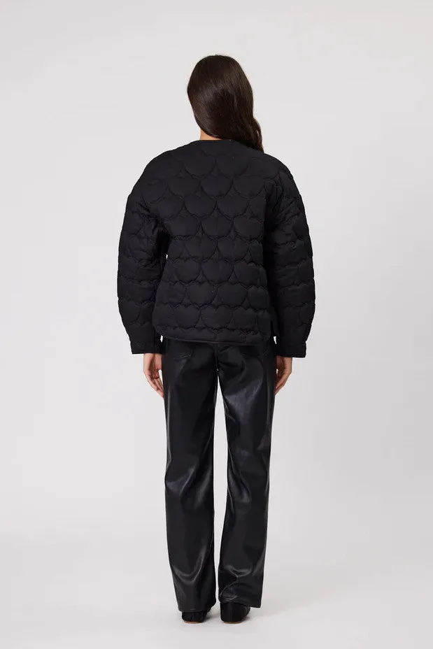 Remain - Ava Quilted Jacket, Black