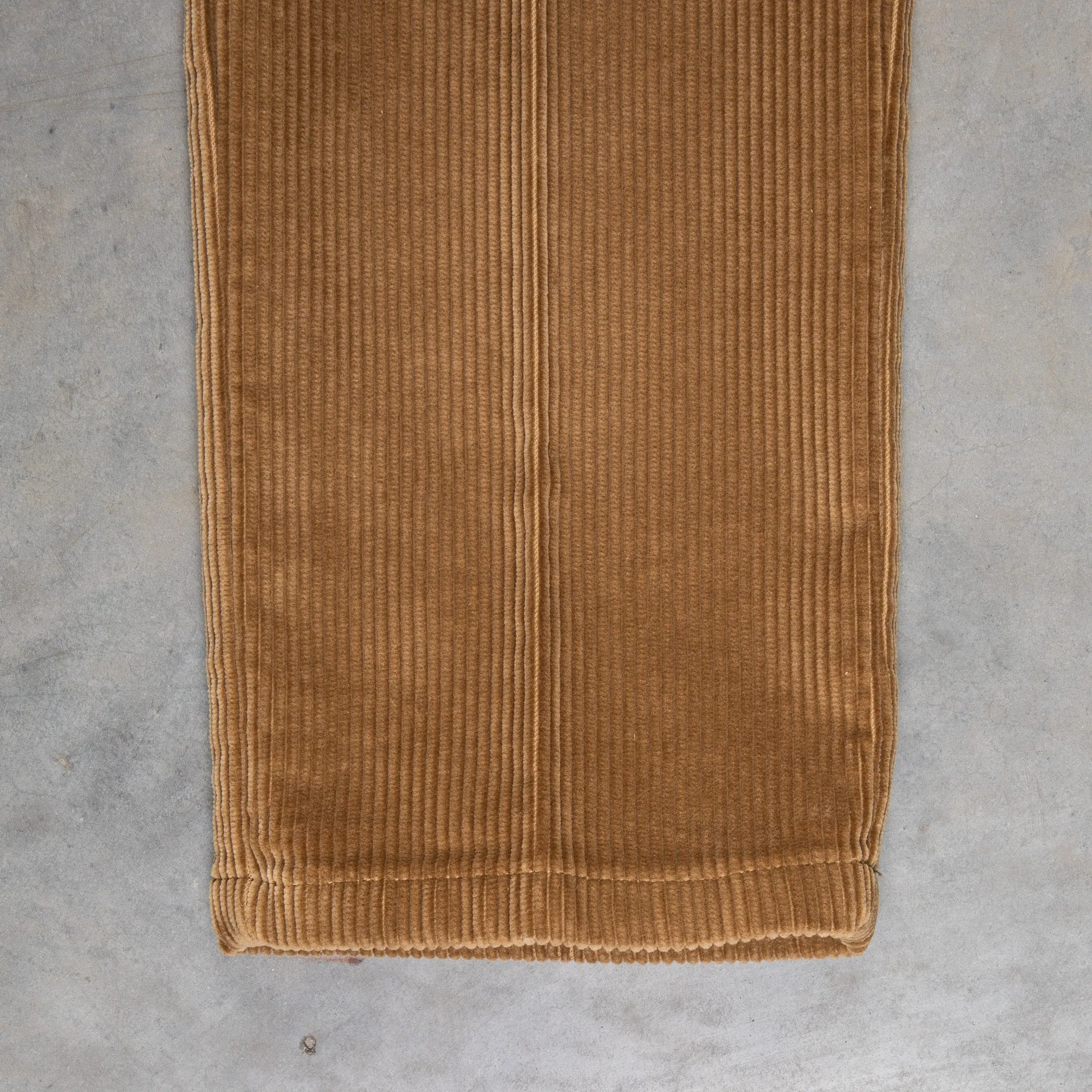 Rota Pantaloni High Rise Regular Fit 8-Wale Corduroy Beige Scuro
